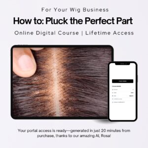 How To: Pluck the Perfect Part | For Wigmakers - Beginner Friendly
