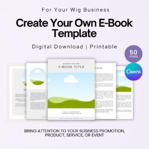 Ebook Template Canva | Fill, Save, Print