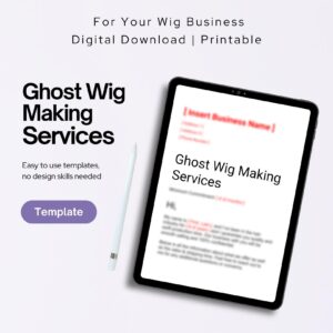 Ghost Wig Making Contract Template
