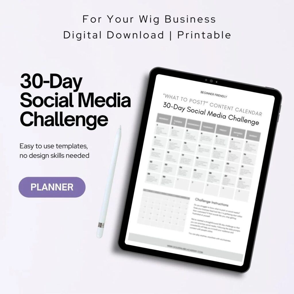 30 Day Social Media Content Calendar - "What to Post?" | Content Planning