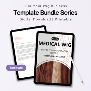 Medical Wig | Template Bundle Series | Selling Medical Wigs | Cranial Prosthesis Template